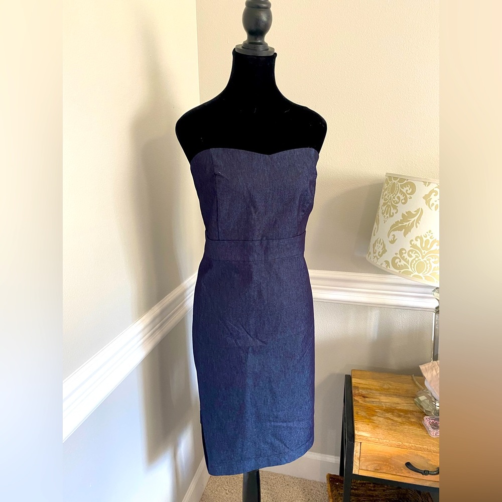 Merona denim Strapless Dress